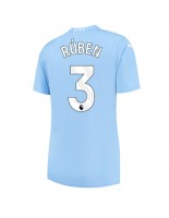 Manchester City Ruben Dias #3 Domácí Dres pro Dámské 2023-24 Krátký Rukáv